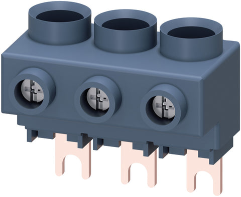 3-phase supply terminal for 3-phase busbar